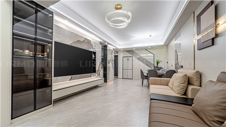 18w打造現(xiàn)代輕奢風格的家158m² | 麗爾曼頓全房全屋定制